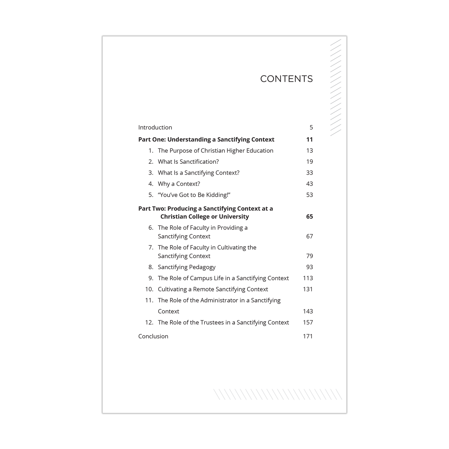 A Sanctifying Context
