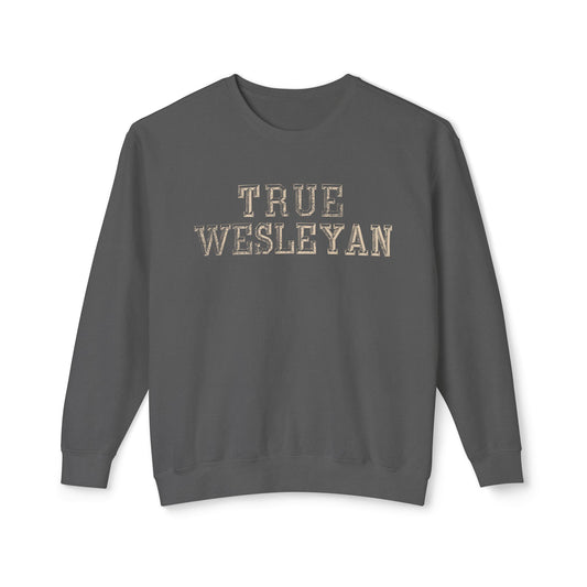 True Wesleyan Comfort Colors Crewneck Sweatshirt