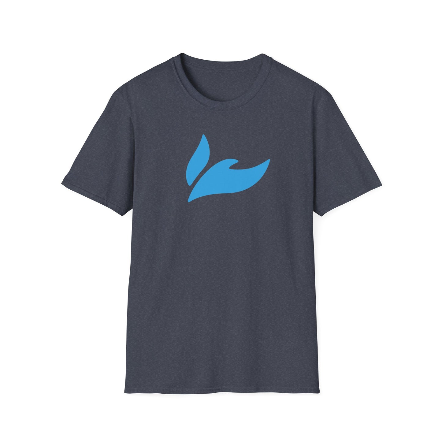 Dove - Light Blue on Heather Navy
