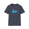 Dove - Light Blue on Heather Navy