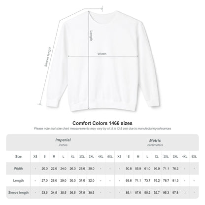 Leave a Wake of Good Comfort Colors Crewneck Sweatshirt