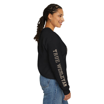 Chains Broken. Heart Free. True Wesleyan. Crewneck Sweatshirt