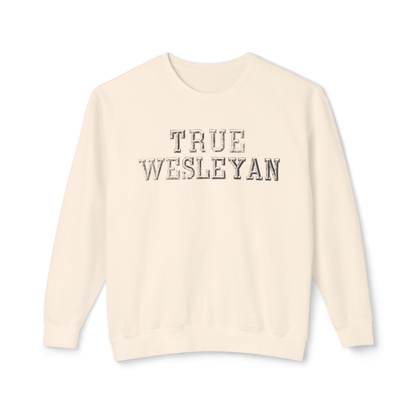 True Wesleyan Comfort Colors Crewneck Sweatshirt
