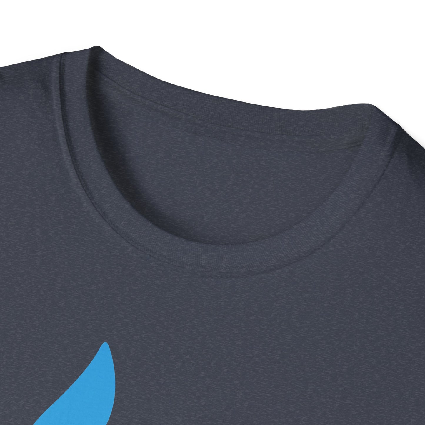 Dove - Light Blue on Heather Navy