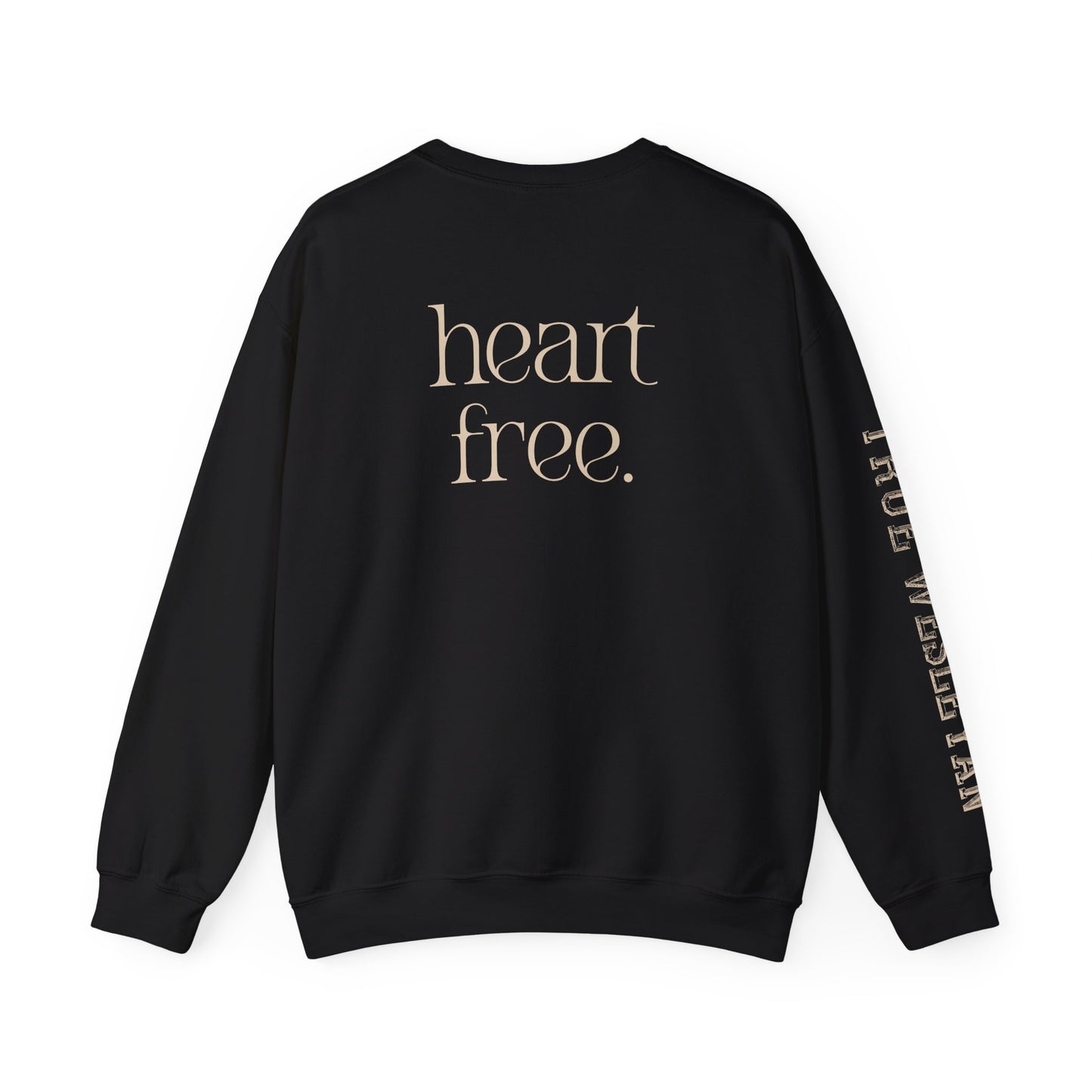 Chains Broken. Heart Free. True Wesleyan. Crewneck Sweatshirt