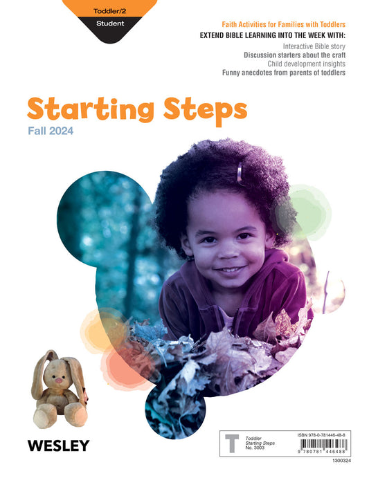 Wesley Toddler/2 Starting Steps, Take-Home Papers | Fall