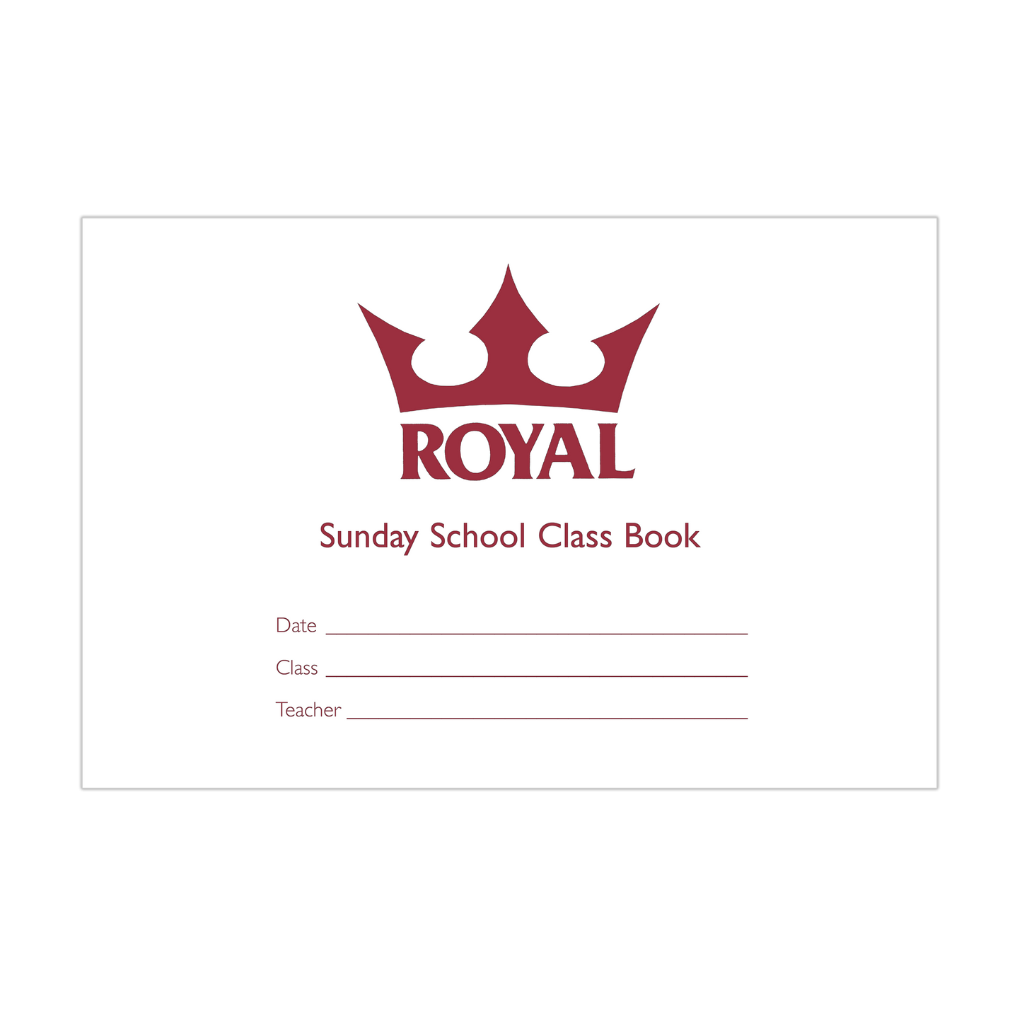 Royal Sunday School Class Book